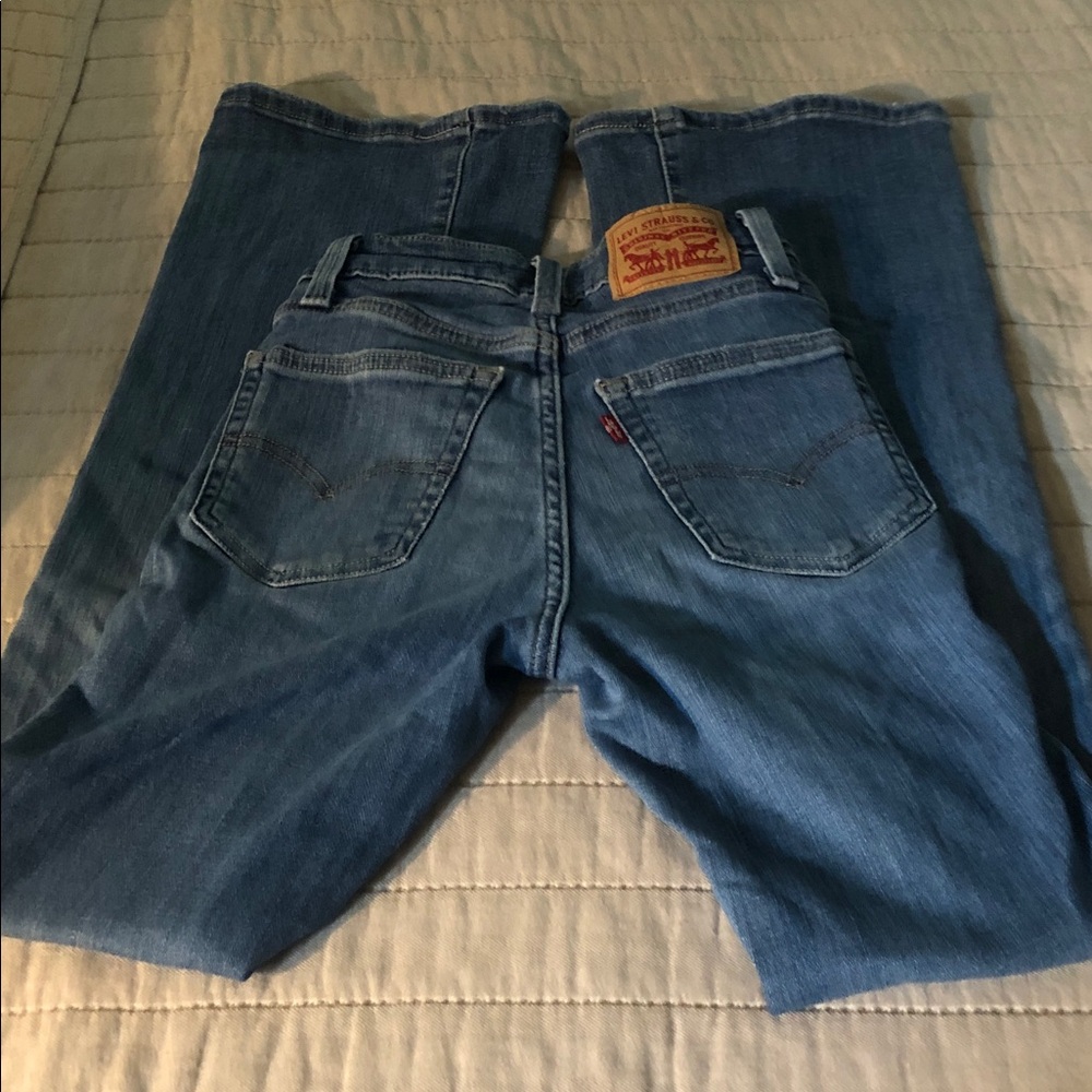 Levi's Blue Denim Jeans - Flare Jeans